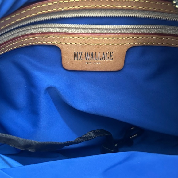 MZ Wallace Bowery Small Black Shoulder Bag with Chain Detail, 100% Authentic - Picture 8 of 9